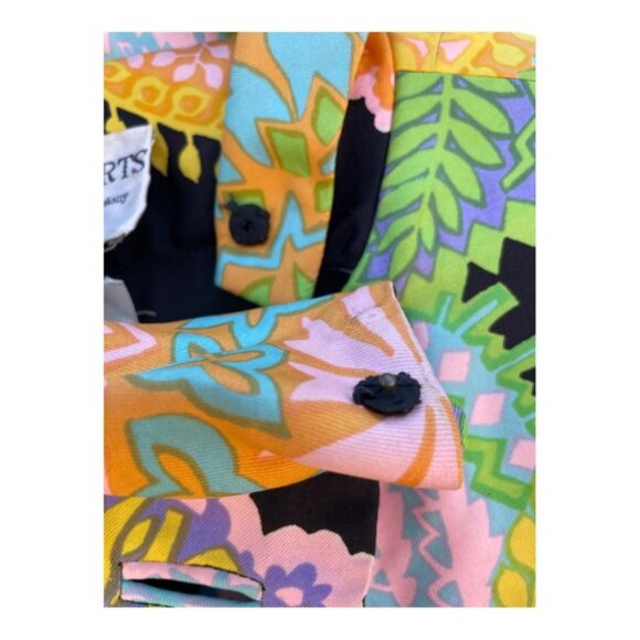 Arkin Imports British Crown Colony Hong Kong Silk Topper Coat Size 10 VTG - Picture 5 of 13